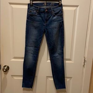7 For All Mankind the Ankle Skinny Jeans